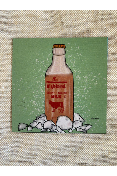 Sticker Fridge Magnet - Highland Kiri